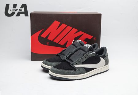 Travis Scott X Air Jordan 1 Low OG SP Grey Black Cream Size 36-47