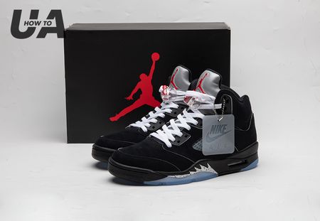 Air Jordan 5 Black Metallic Reimagined HF3975-001 Size 40-48.5
