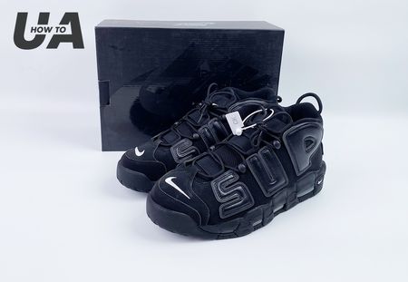 Nike Air More Uptempo Supreme Suptempo Black 902290-001 Size 40-47.5