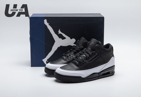 Jordan 3 Retro Fragment Black DA3595-001 Size 40-48.5