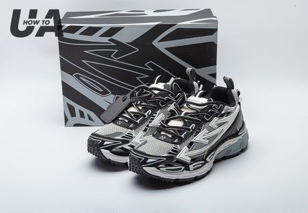 OFF-WHITE Be Right Back Grey Black Size 35-45