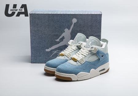 Jordan 4 Retro TEX Denim Worn Blue IB6716-100 Size 36-48.5