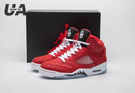 Air Jordan 5 Retro NCAA Oklahoma Sooners PE HQ7978-600 Size 40-47.5